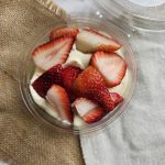Brownie con frutillas