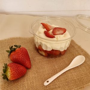 Frutillas con crema