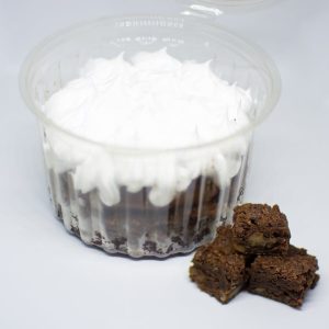 Brownie con merengue