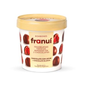 Franuí de chocolate con leche y chocolate blanco