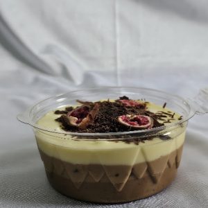Mousse de tres chocolates