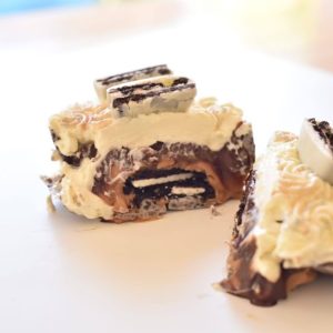 Medio huevo relleno: Choco Oreo