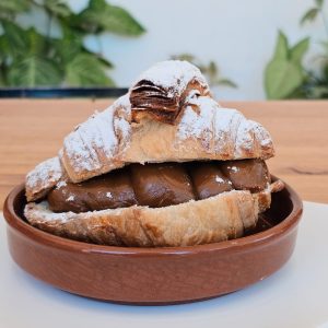 Croissant relleno de Dulce de leche