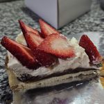 Porción de Sableé de frutillas