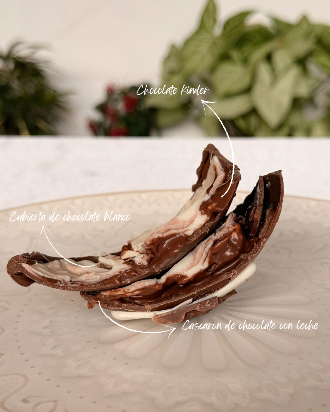 Huevo con cascarón relleno de Kinder - Image 2