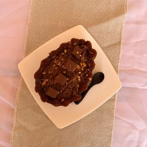 Medio huevo relleno Shot