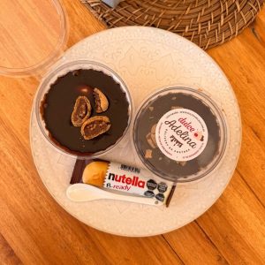 Charlotte de dulce de leche
